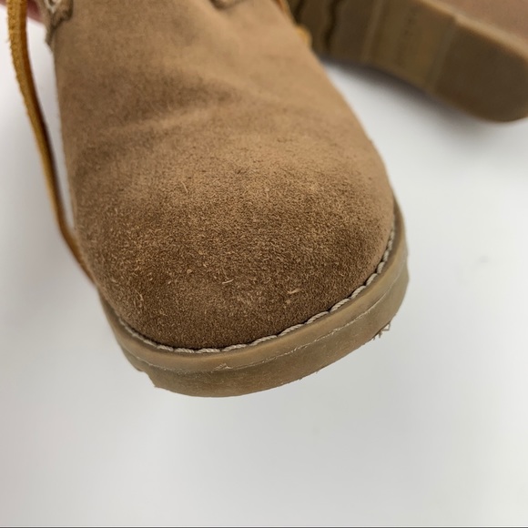 Sperry Suede Wedge Booties Size 7.5 - Picture 7 of 8